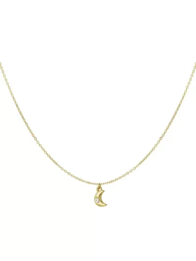 Yehwang Yehwang Ketting met halve maan | Goud