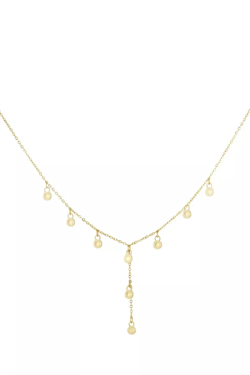 Yehwang Yehwang Ketting met ronde bedels | Goud