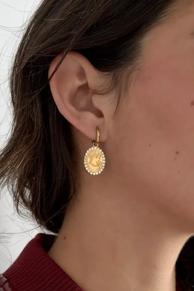 Yehwang Oorbellen classy lady | Zilver 2 Yehwang Yehwang Oorbellen classy lady | Zilver