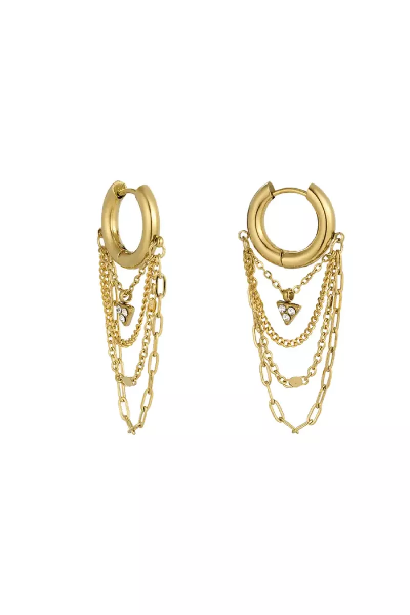 Yehwang Oorbellen dainty dreamers | Goud 1 Yehwang Yehwang Oorbellen dainty dreamers | Goud