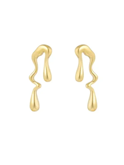 Yehwang Yehwang Oorbellen dripping away | Goud