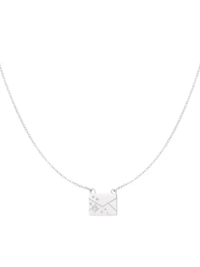 Yehwang Yehwang Secret note ketting | Zilver