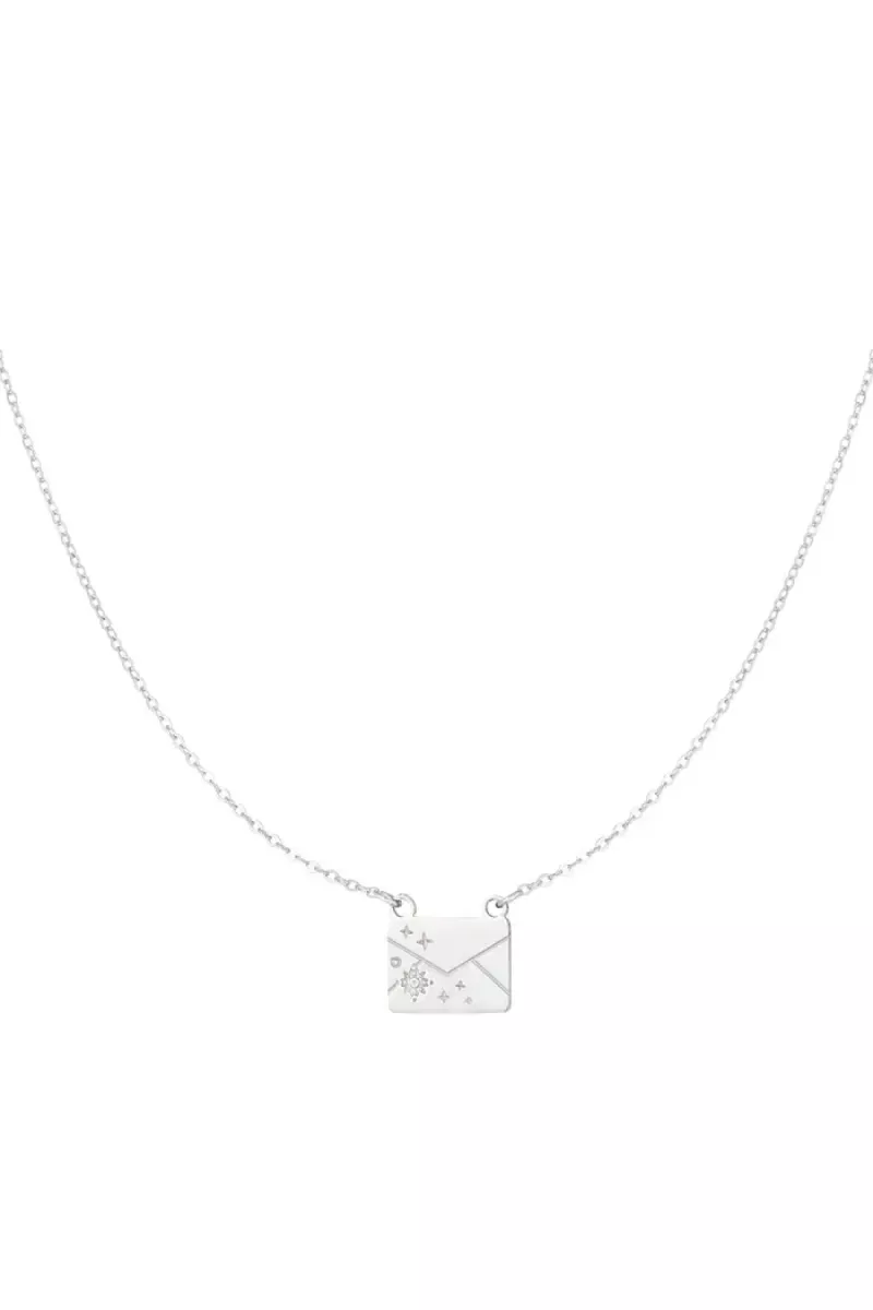 Yehwang Secret note ketting | Zilver 1 Yehwang Yehwang Secret note ketting | Zilver