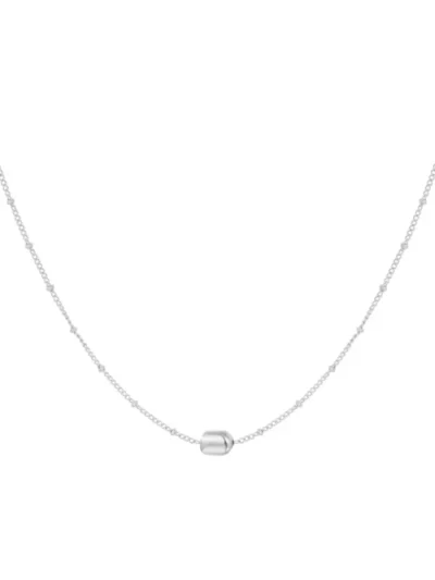 Yehwang Yehwang Simpele ketting met bolletje | Zilver