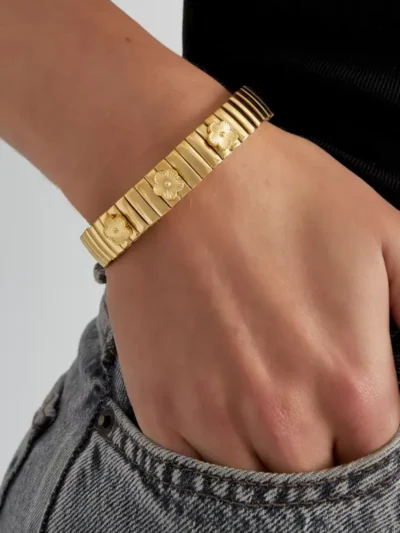 Yehwang Yehwang statement bloom bracelet | Zilver