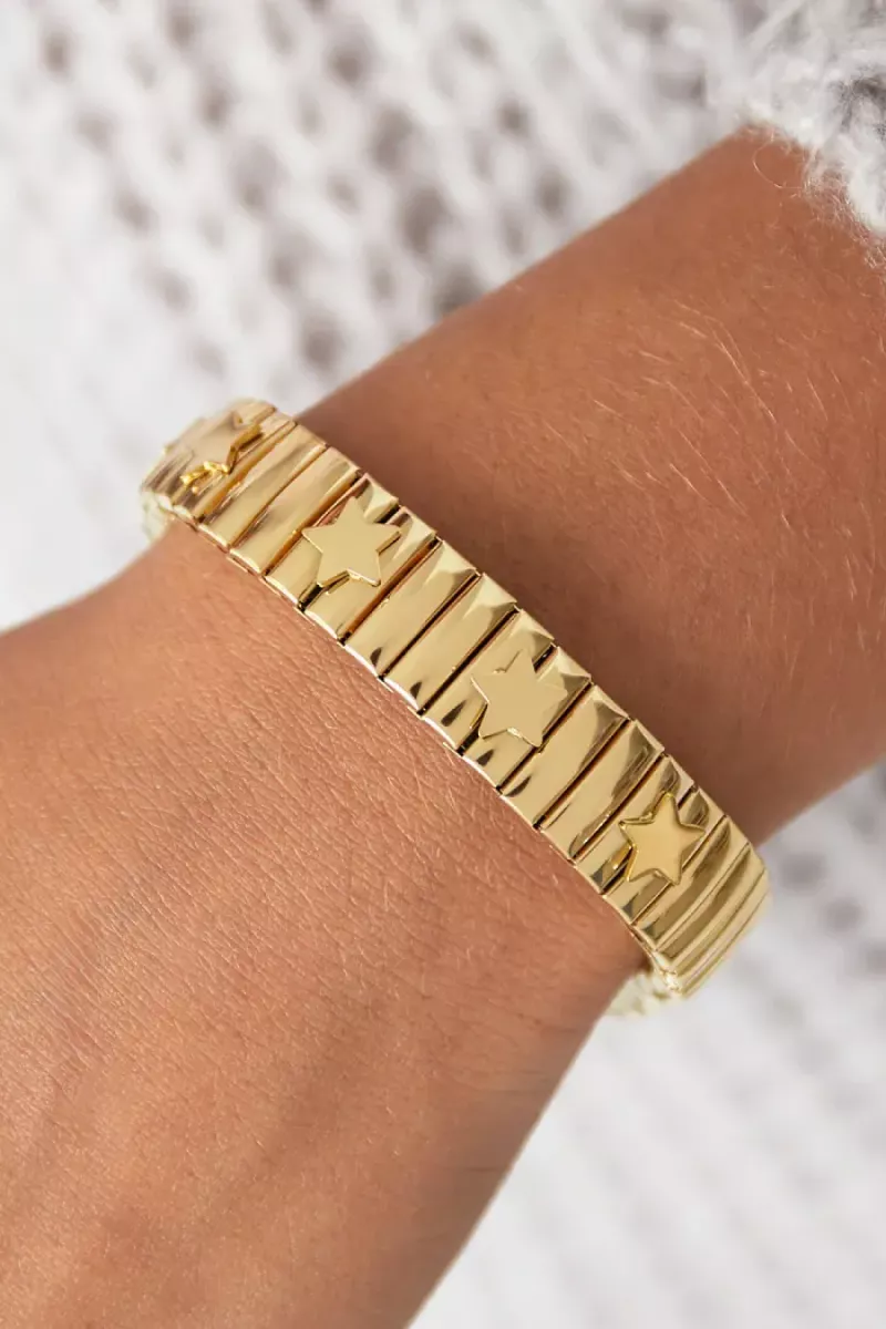 Yehwang Statement star armband | Zilver 2 Yehwang Yehwang Statement star armband | Zilver