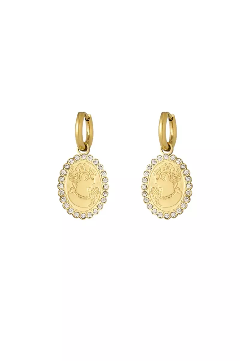 Yehwang Oorbellen classy lady | Goud 1 Yehwang Yehwang Oorbellen classy lady | Goud