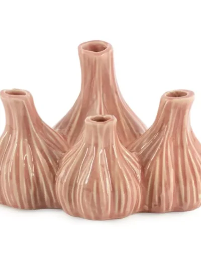 Manoon Manoon Aardewerk tulpenvaas garlic S | Roze