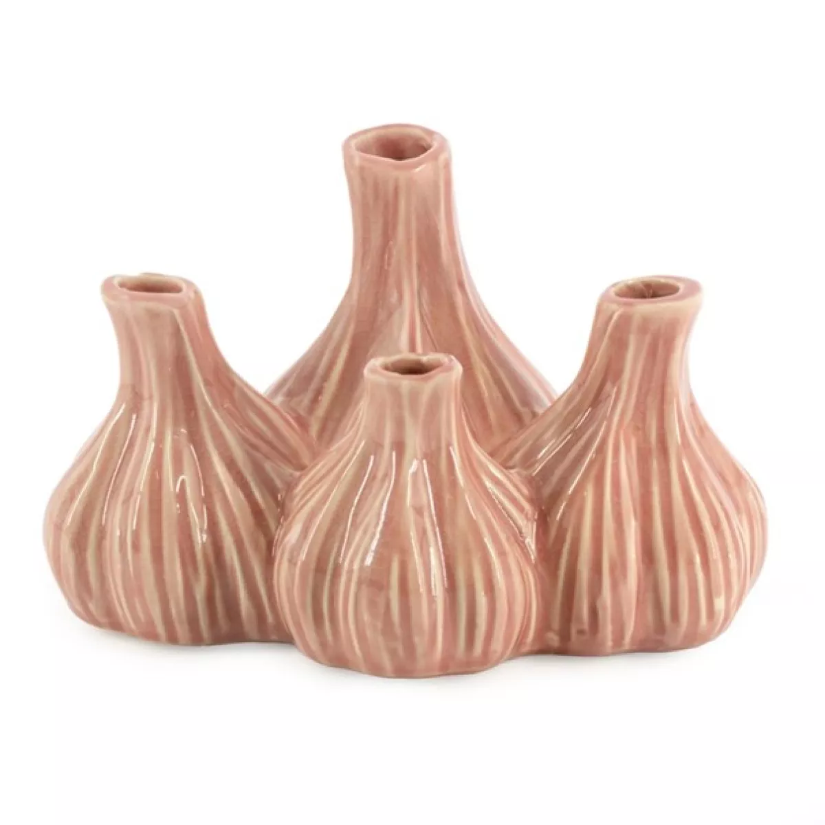Manoon Aardewerk tulpenvaas garlic S | Roze 1 Manoon Manoon Aardewerk tulpenvaas garlic S | Roze