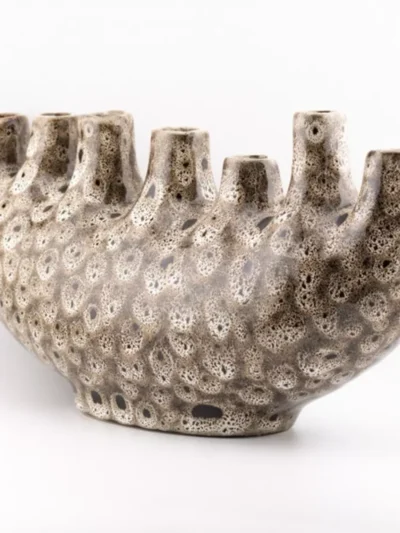 Manoon Manoon Aardewerk tulpenvaas speckled | Bruin