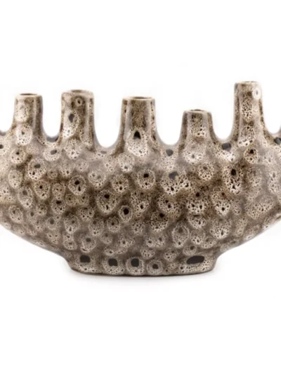 Manoon Manoon Aardewerk tulpenvaas speckled | Bruin