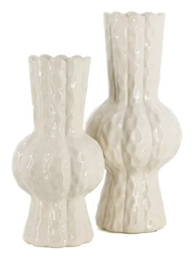 Manoon Manoon Aardewerk vaas Bira S | Wit