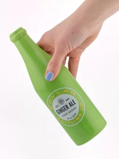 Manoon Manoon Aardewerk vaas bottle | Groen