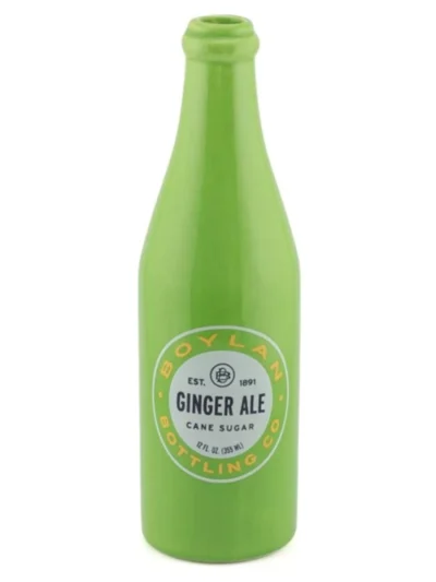 Manoon Manoon Aardewerk vaas bottle | Groen