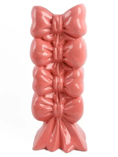 Manoon Manoon Aardewerk vaas bows | Roze