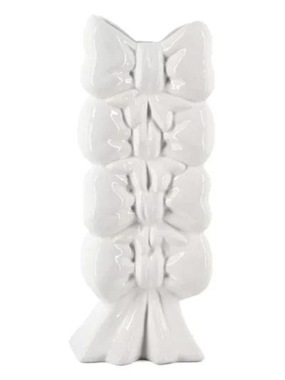 Manoon Manoon Aardewerk vaas bows | Wit