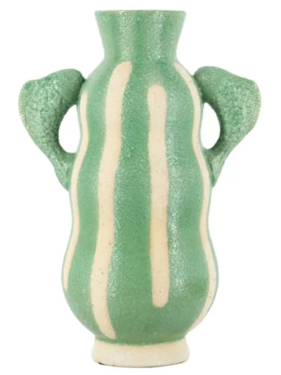 Manoon Manoon Aardewerk vaas Finna L | Blauw