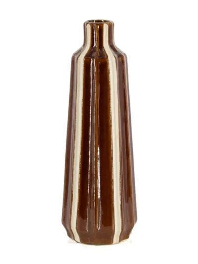 Manoon Manoon Aardewerk vaas Strea S | Bruin