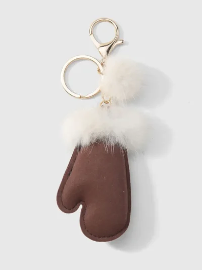 Manoon Manoon Mini-pluche handschoen hanger | Bruin