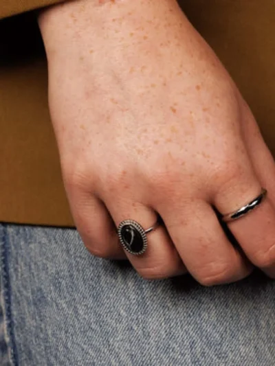 My Bendel My Bendel Facet geslepen ring | Zilver