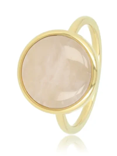 My Bendel My Bendel Ring met Rose Quartz | Goud