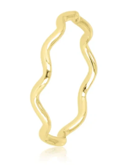 My Bendel My Bendel Sierlijke wave ring | Goud