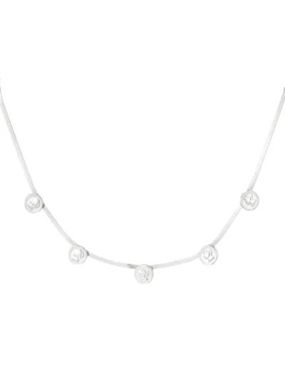 Yehwang Yehwang Coin Flat chain ketting | Zilver