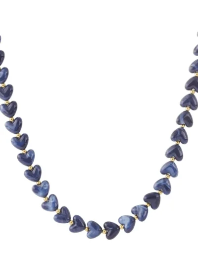 Yehwang Yehwang Halsketting hart | Blauw