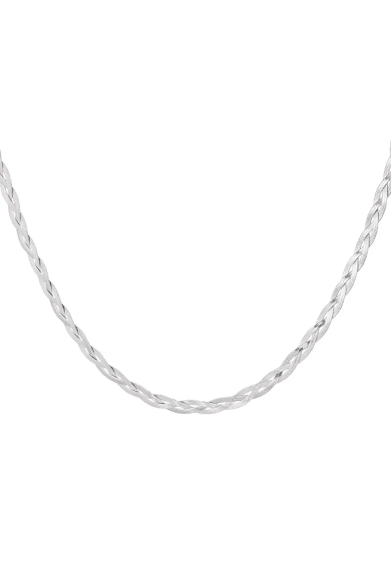 Yehwang Ketting gevlochten | Zilver 1 Yehwang Yehwang Ketting gevlochten | Zilver