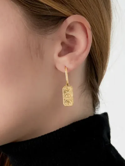 Yehwang Yehwang Magic mist oorbellen | Goud