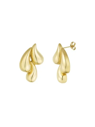 Yehwang Yehwang Oorbellen triple drip | Goud