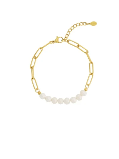 Yehwang Yehwang Parel Elegance Armband | Goud