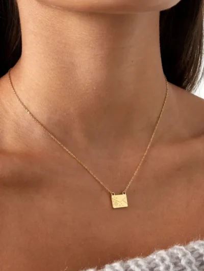 Yehwang Yehwang Secret note ketting | Zilver