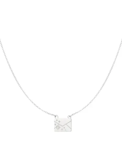 Yehwang Yehwang Secret note ketting | Zilver