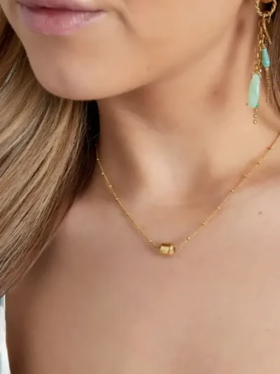 Yehwang Yehwang Simpele ketting met bolletje | Zilver