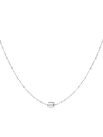 Yehwang Yehwang Simpele ketting met bolletje | Zilver