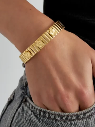 Yehwang Yehwang statement bloom bracelet | Zilver