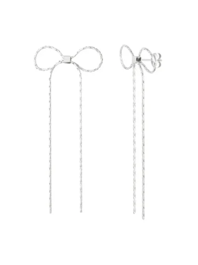 Yehwang Yehwang Beautiful Bows earrings | Zilver