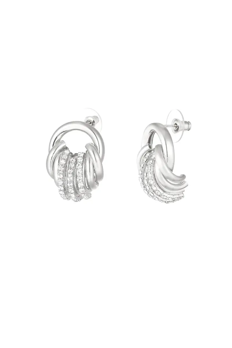 Yehwang Oorbellen party must | Zilver 1 Yehwang Yehwang Oorbellen party must | Zilver