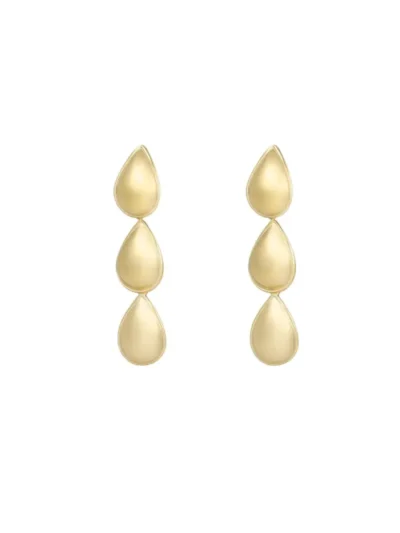 Yehwang Yehwang Oorbellen triple drip | Goud