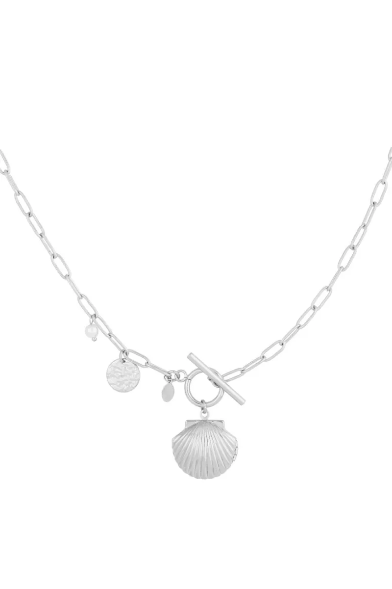Yehwang Schelpen Ketting | Zilver 1 Yehwang Yehwang Schelpen Ketting | Zilver