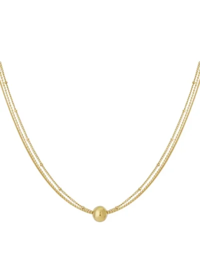 Yehwang Yehwang Tijdloze bedelketting | Goud