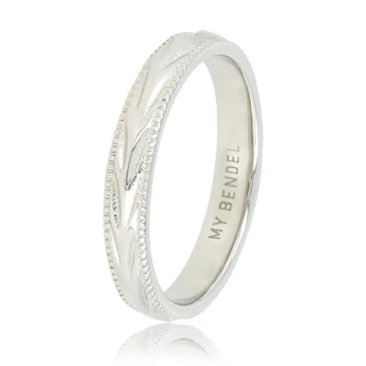 My Bendel Ring met blad motief | Zilver 1 My Bendel My Bendel Ring met blad motief | Zilver