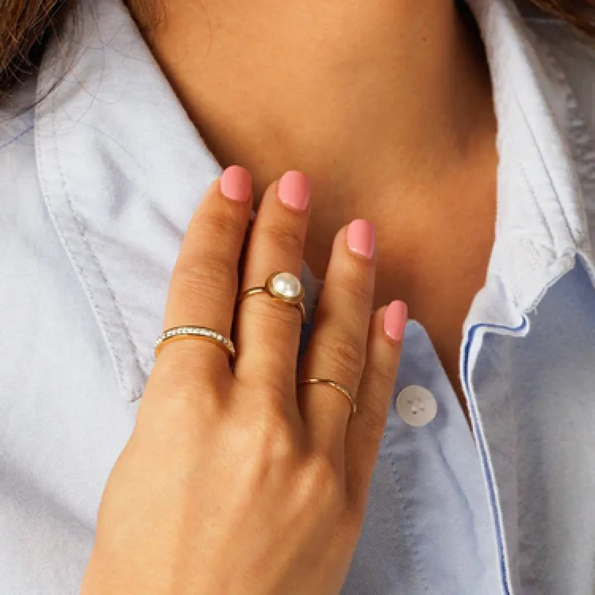 My Bendel Ring met zirkonia steentjes | Goud 2 My Bendel My Bendel Ring met zirkonia steentjes | Goud