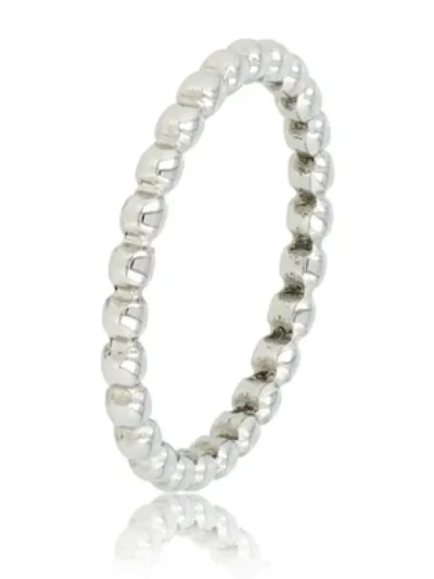 My Bendel My Bendel Ring voorzien van bolletjes | Zilver