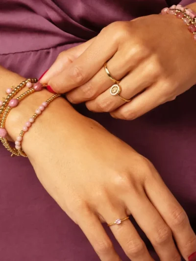 My Bendel My Bendel Armband Bedels Rhodoniet | Goud