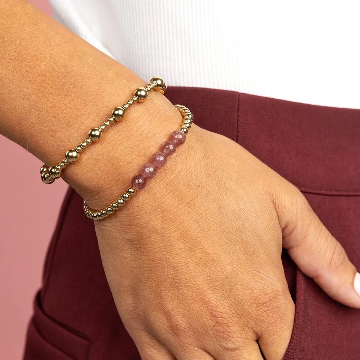 My Bendel Armband met speels effect | Goud 2 My Bendel My Bendel Armband met speels effect | Goud