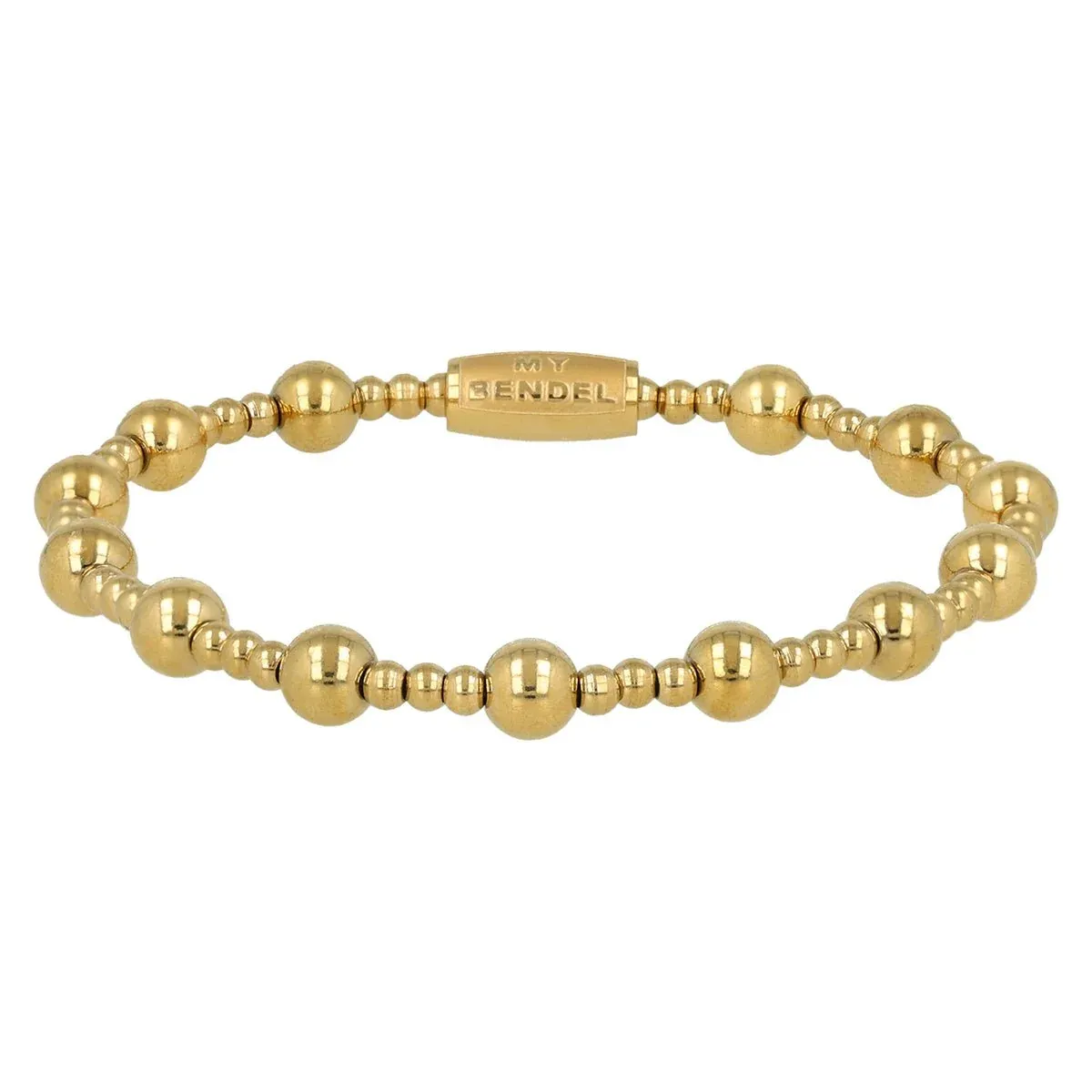 My Bendel Armband met speels effect | Goud 1 My Bendel My Bendel Armband met speels effect | Goud