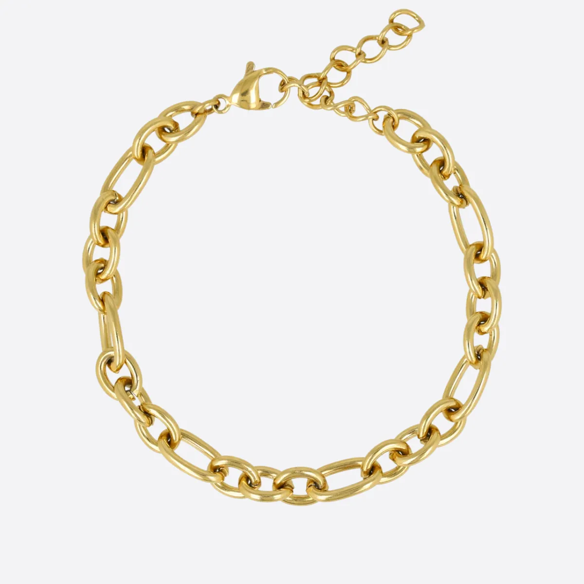 My Bendel Armband Ronde Ovale Schakels | Goud 1 My Bendel My Bendel Armband Ronde Ovale Schakels | Goud