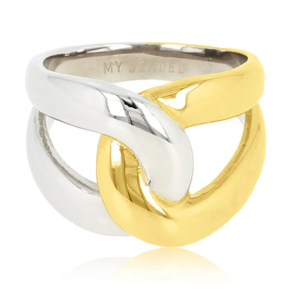 My Bendel Bicolor Ring | Goud 1 My Bendel My Bendel Bicolor Ring | Goud